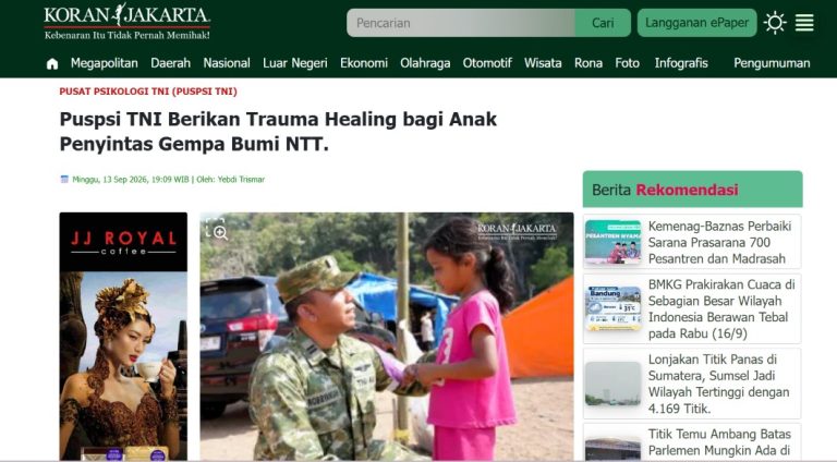 Trauma Healing Anak Korban Gempa NTT: Kenapa Butuh Lebih dari Sekadar Bermain dan Bernyanyi